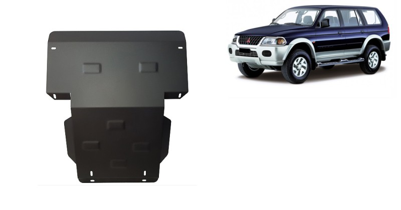 Stalowa płyta pod silnik Mitsubishi Pajero Sport 1 (1998-2007)