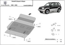 Aluminiowa płyta pod silnik Suzuki Grand Vitara (1999-2005)