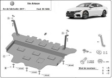 Stalowa płyta pod silnik VW Arteon - automatyczna skrzynia biegów (2017-2026)