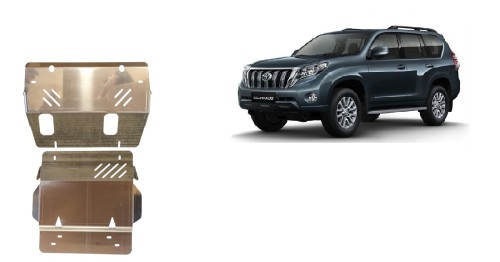 Aluminiowa płyta pod silnik Toyota Land Cruiser 150 (2009-2023)