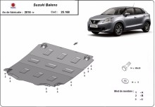 Stalowa płyta pod silnik Suzuki Baleno (2016-2026)