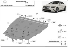 Aluminiowa osłona silnika Mercedes CLA (2019-2026)