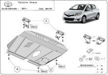 Stalowa płyta pod silnik Toyota Yaris (2011-2020)