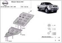 Stalowa płyta pod skrzynię biegów Nissan Navara D22 (1997-2004)