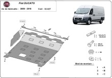 Stalowa płyta pod silnik Fiat Ducato (2006-2016)