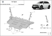 Aluminiowa płyta pod silnik VW Tiguan (2016-2024)