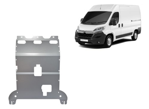Aluminiowa płyta pod silnik Citroen Jumper (2016-2026) Aluminiowa płyta pod silnik Citroen Jumper (2016-2026)