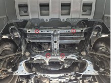 Aluminiowa płyta pod chłodnicę Toyota Land Cruiser 250 (2024-2026)