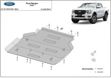 Stalowa osłona skrzyni biegów Ford Ranger (2023-2026)