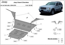 Stalowa płyta pod silnik Jeep Grand Cherokee (2004-2010)