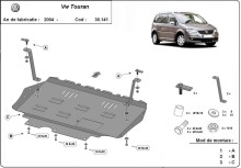 Stalowa płyta pod silnik Volkswagen Touran (2003-2015)