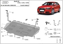 Aluminiowa płyta pod silnik Audi A3 (2009-2012)