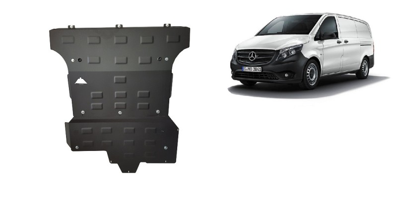 Stalowa płyta pod silnik Mercedes Viano W447, 2.2 D, 4x4 (2014-2020)