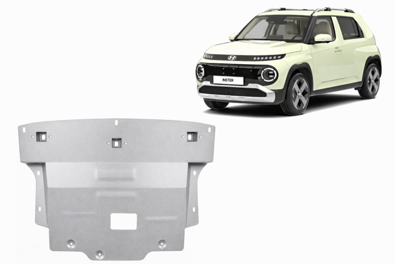 Aluminiowa płyta pod silnik Hyundai Inster (2024-2026)