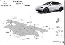 Stalowa płyta pod silnik tylnego dla Tesla Model YAWD (2024-2026)