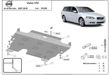 Stalowa płyta pod silnik Volvo V70 (2007-2016)