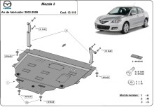 Stalowa płyta pod silnik Mazda 3 (2003-2009)