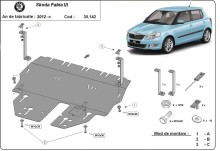 Stalowa płyta pod silnik Skoda Fabia 3 (2015-2021)