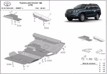 Stalowa płyta pod silnik Toyota Land Cruiser 150 (2009-2023)