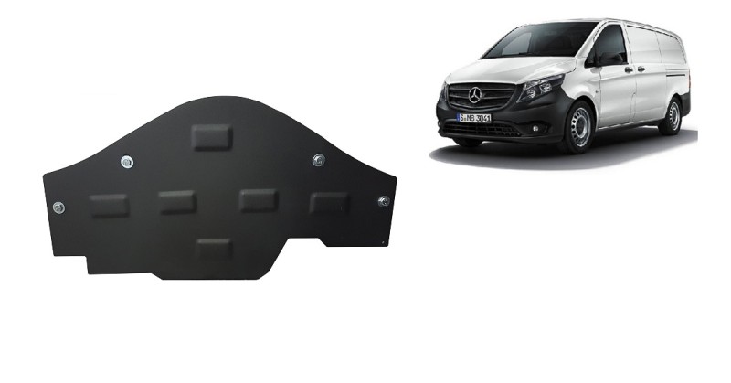 Stalowa płyta pod silnik System Start-Stop Mercedes V-Class W447, 4x2, 1.6 D (2014-2026)