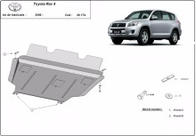 Stalowa płyta pod silnik Toyota RAV 4 diesel (2006-2013)