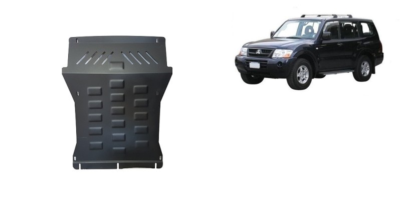 Stalowa płyta pod silnik Mitsubishi Pajero 3 (V60, V70) Vers 2.0 (1999-2007)