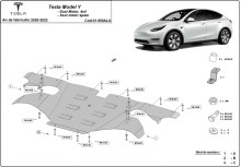 Aluminiowa płyta pod silnik elektrycznego Tesla Y (2020-2023)