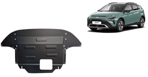 Stalowa płyta pod silnik Hyundai Bayon (2021-2026)