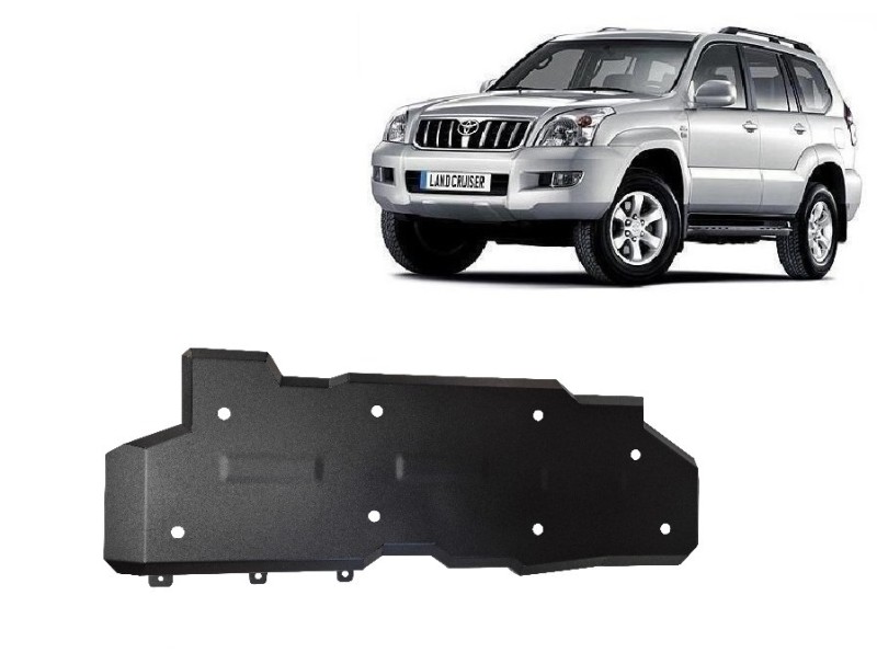 Stalowa płyta pod zbiornik paliwa Toyota Land Cruiser J120 - tylko dla wersji 5-drzwiowej (2002-2009)