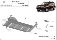 Stalowa płyta pod EGR System Start-Stop Dacia Duster (2014-2017)