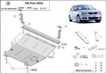 Stalowa płyta pod silnik VW Polo 6n2 (1999-2001)