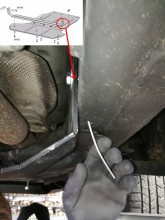Stalowa płyta pod skrzynię biegów i reduktor Volkswagen Amarok (2010-2022)
