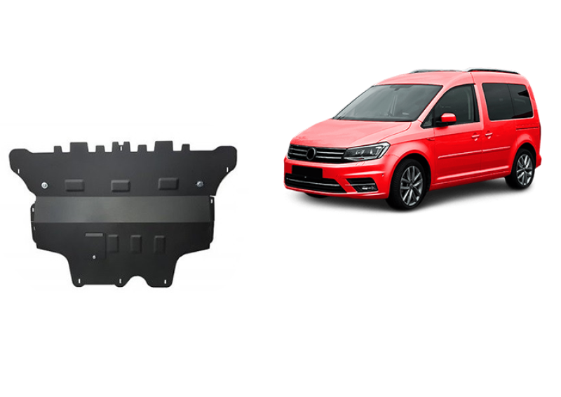 Stalowa płyta pod silnik VW Caddy- automatyczna skrzynia biegów (2020-2026)