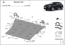 Stalowa płyta pod silnik Mitsubishi ASX (2023-2026)