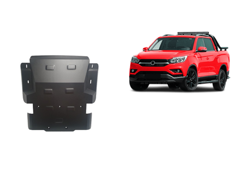 Stalowa płyta pod silnik Ssangyong Musso Grand (2018-2026) Stalowa płyta pod silnik Ssangyong Musso Grand (2018-2026)