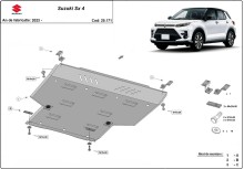 Aluminiowa płyta pod silnik Suzuki SX4 (2023-2026)