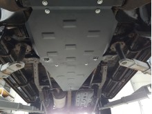 Stalowa płyta pod skrzynię biegów i reduktor Mitsubishi Pajero Sport 1 (1998-2007)