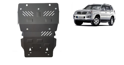 Stalowa płyta pod silnik Toyota Land Cruiser J120 (2002-2009)