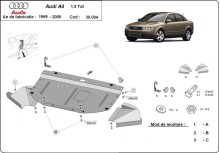 Stalowa płyta pod silnik Audi A4 B6, 1.9 Tdi (2000-2005)