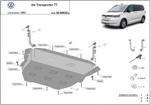 Stalowa płyta pod silnik galwanizowana Volkswagen Transporter T7 (2023-2026)