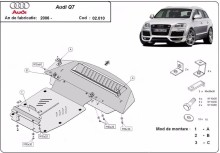 Stalowa płyta pod silnik Audi Q7 S-Line (2006-2015)