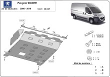 Stalowa płyta pod silnik Peugeot Boxer (2006-2016)