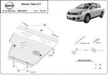 Stalowa płyta pod silnik Nissan Tiida (2007-2011)