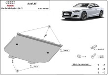 Stalowa płyta pod skrzynię biegów Audi A5 (2017-2026)