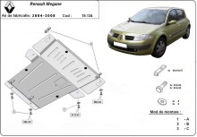 Stalowa płyta pod silnik Renault Megane 2 (2004-2008)