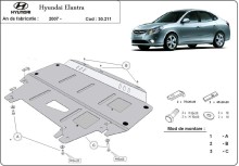 Stalowa płyta pod silnik Hyundai Elantra 1 (2007-2011)