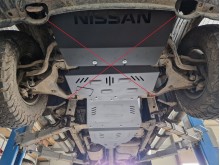 Aluminiowa osłona skrzyni biegów Nissan Pathfinder (2005-2015)