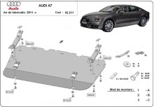 Stalowa płyta pod silnik Audi A7 (2011-2018)