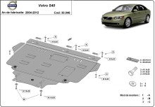 Stalowa płyta pod silnik Volvo S40 (2004-2012)