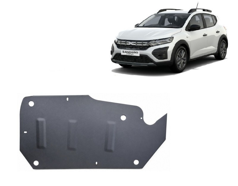 Stalowa płyta pod zbiornik paliwa Dacia Sandero Stepway (2021-2026)